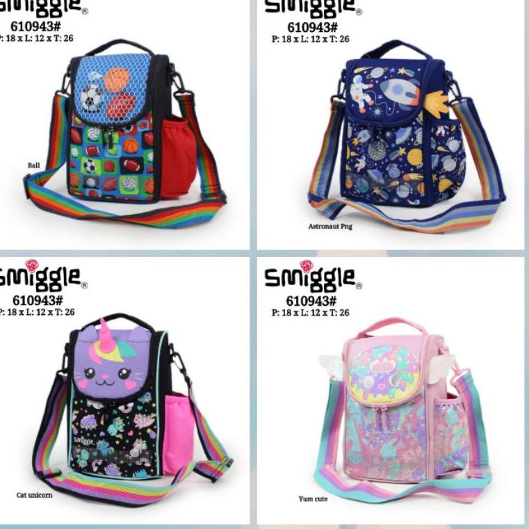 Smiggle double decker lunchbag/lunchbag Smiggle/TAs makan smiggle –TGU.742061