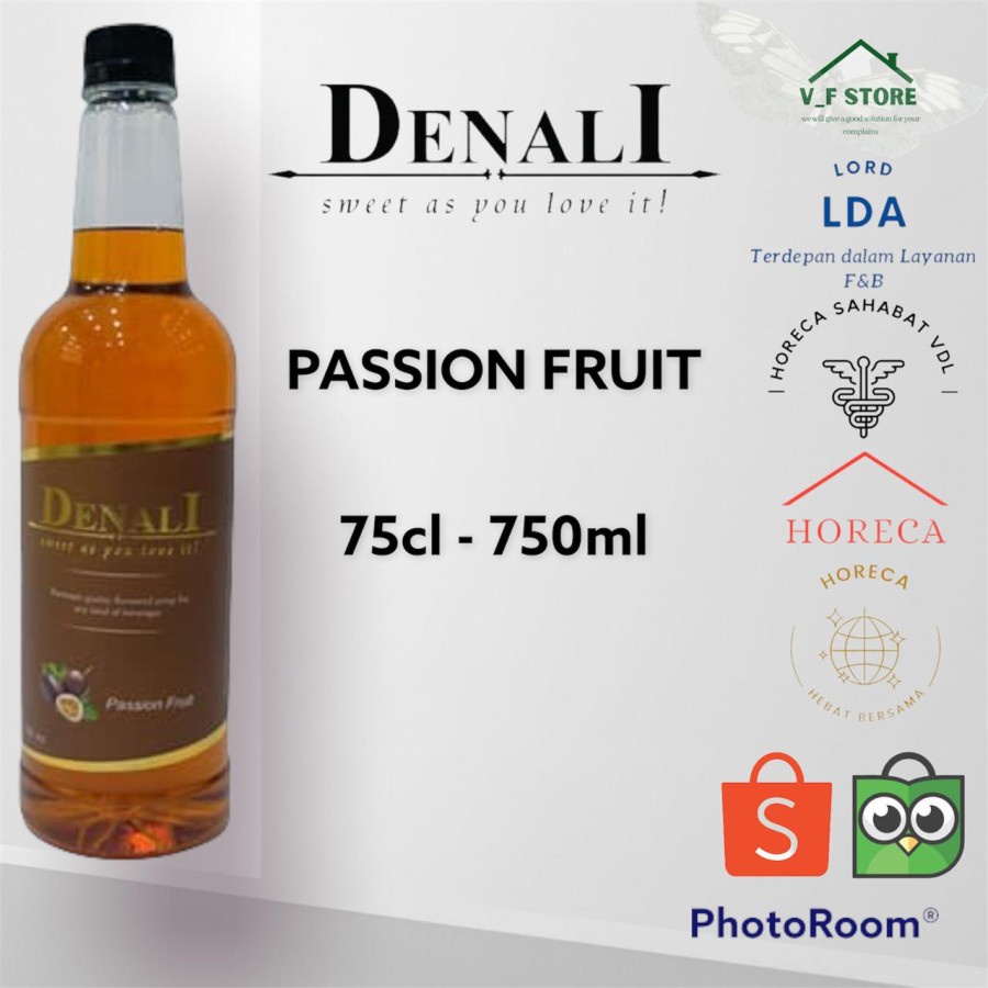 

Syrup Denali Rasa Passion fruit 750ml