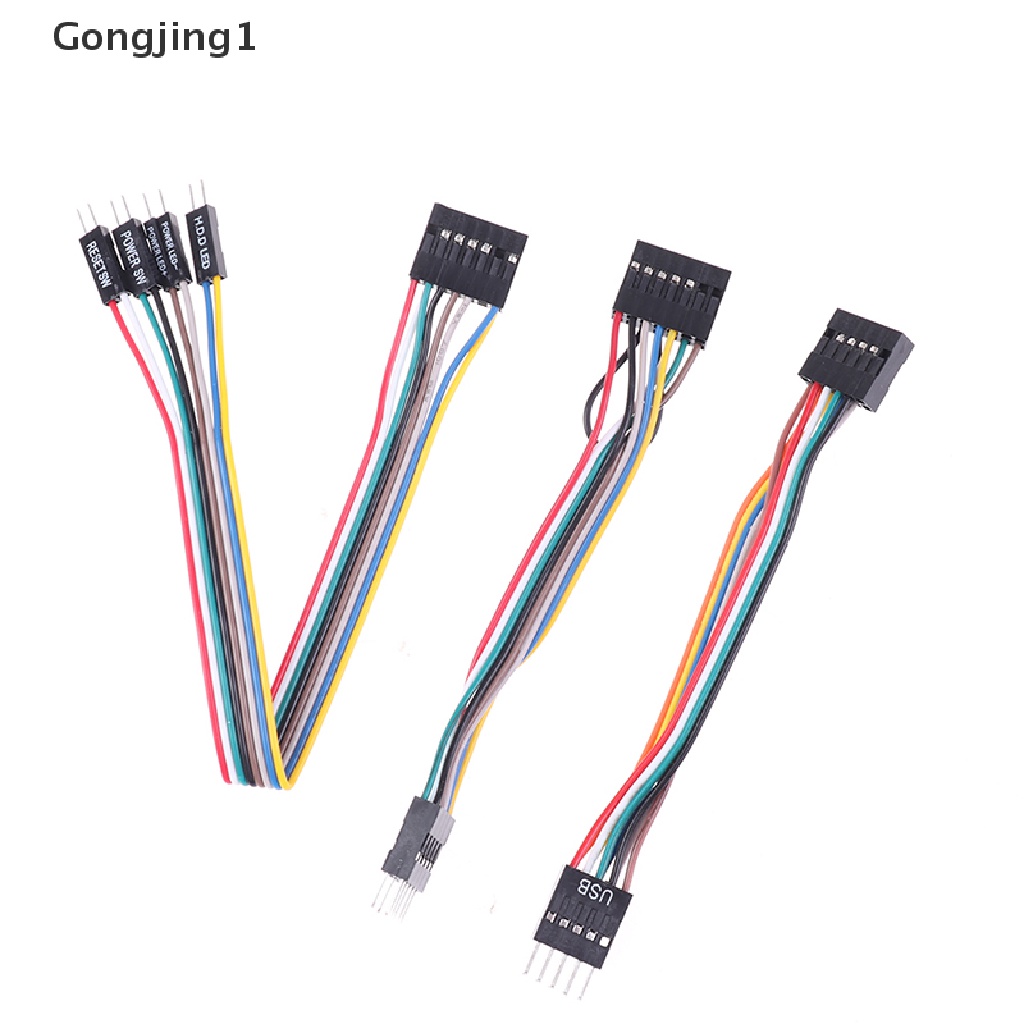 Gongjing1 3Pcs / set Kabel Audio USB Untuk Lenovo