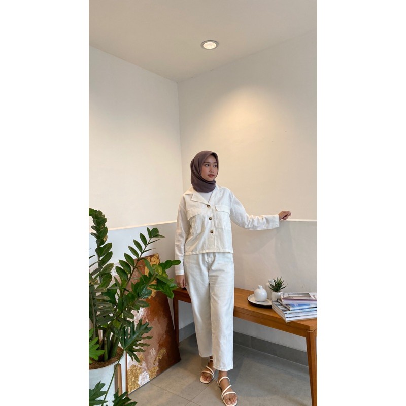 LALU OUTER BY WEAR LABEL (LINEN)-5