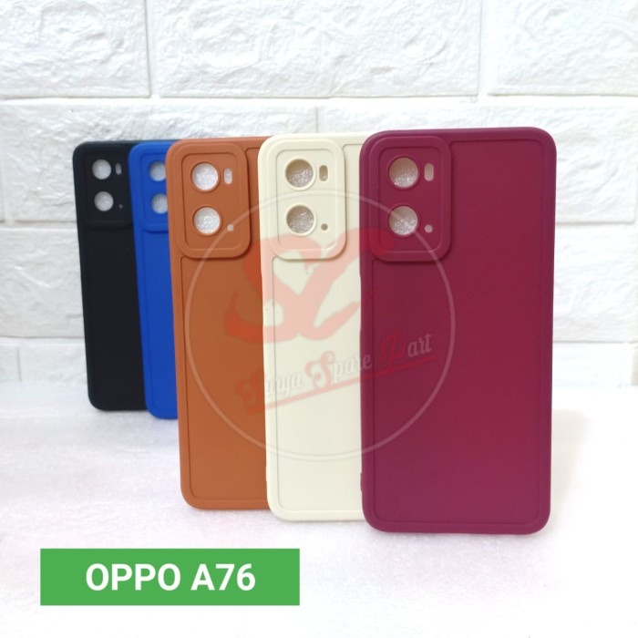 Case Slim Matte Pro Camera Oppo A76 4G - SC
