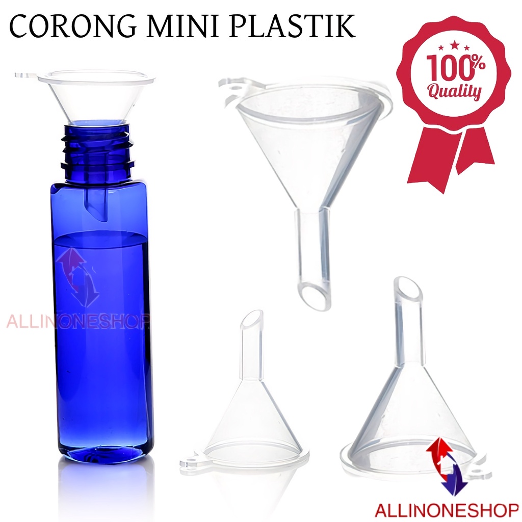 Corong Mini Plastik / Funnel Mini / Corong Untuk Botol Kecil /  Corong Parfum  Essential Oil