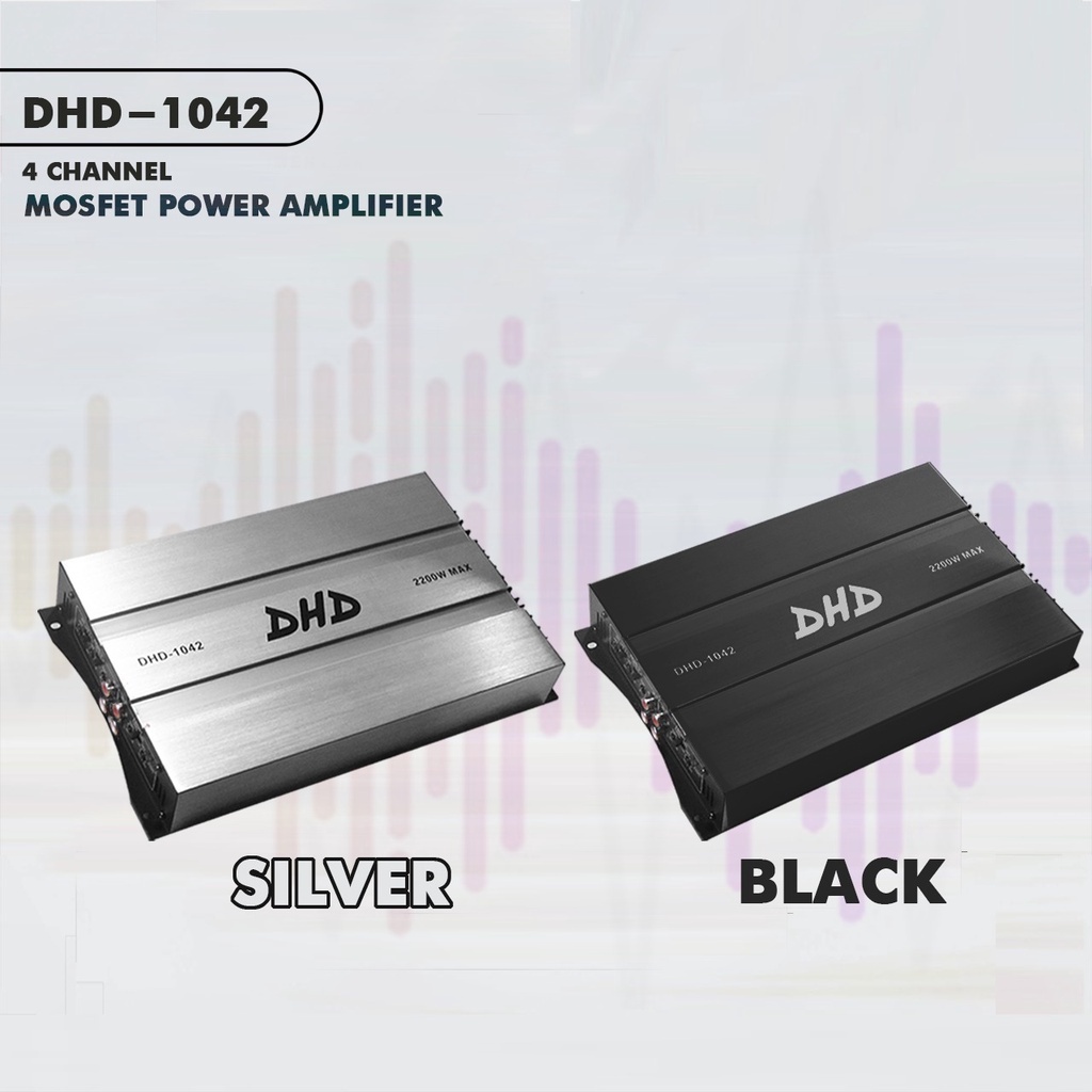 DHD-1042 Amplifier 4 channel (Power Amplifier Mobil)