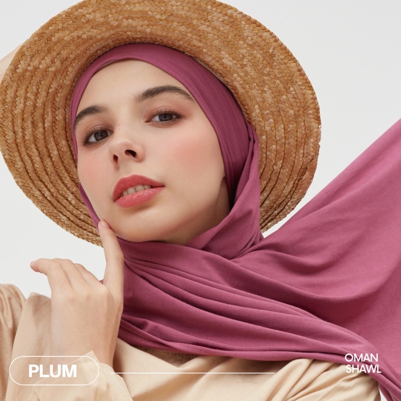 VELOSE - PASHMINA KAOS INSTAN + INNER ( 2in1)