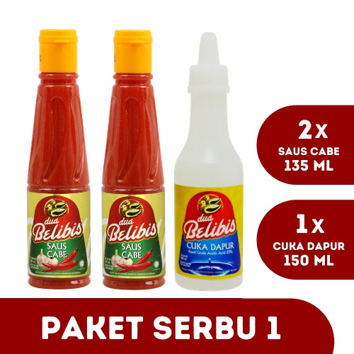 

PAKET SERBU-1 DUA BELIBIS (ONLINE) CABE 135 2 PCS + CUKA 150 1 PCS