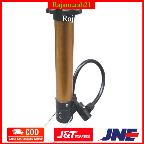 TaffSPORT Pompa Angin Ban Sepeda Tier Air Pump - OMSE7TGD - Golden