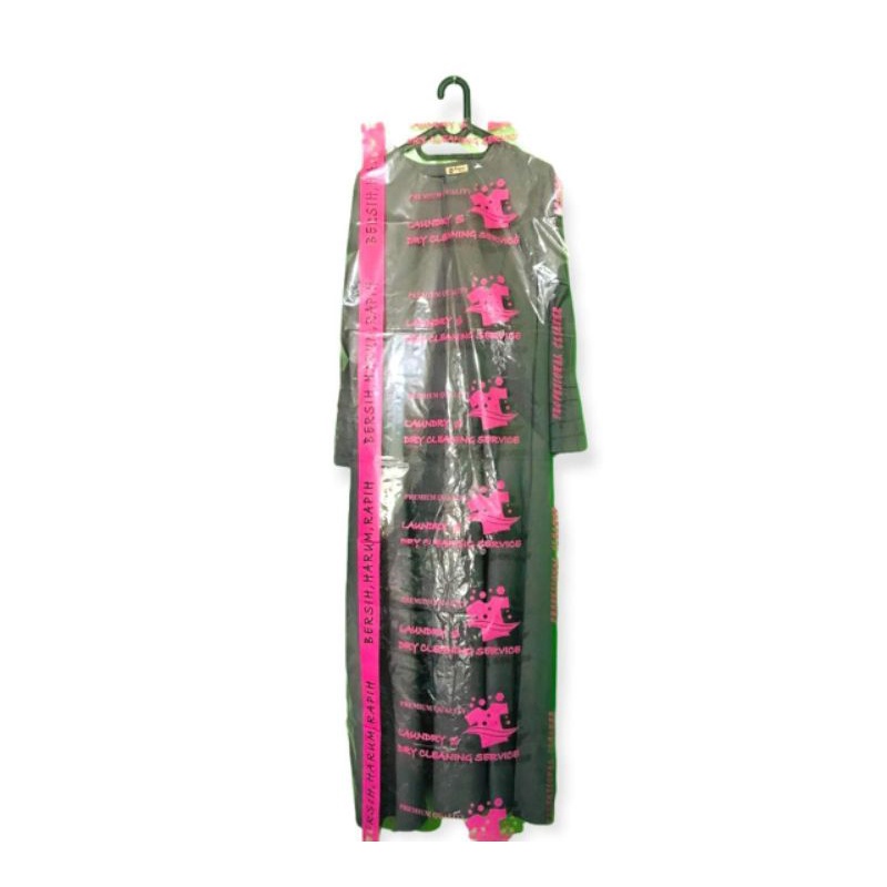 Plastik laundry satuan cutting bahu/ Plastik sablon jas gamis longdress 1kg