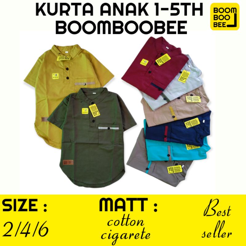 (GROSIR )KOKO KURTA ANAK KIDS BOOMBOOBEE 1-5TH