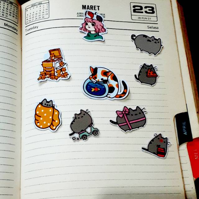 

Kawaii aesthetic sticker cat ver.