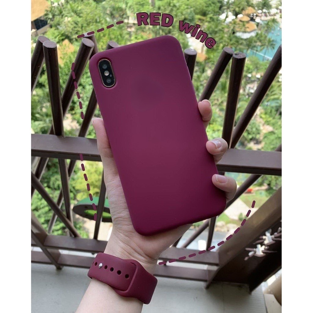 Soft case Silikon Warna Violet Untuk Iphone SE2 11 11 pro max 6s 7Plus 8P i6s IPX XR XS max i11 pro max