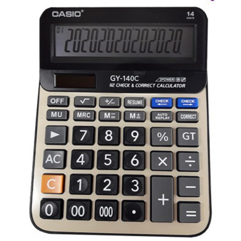 Jual KALKULATOR CASIO GY 140C / KALKULATOR CASIO / KALKULATOR 14 DIGIT ...