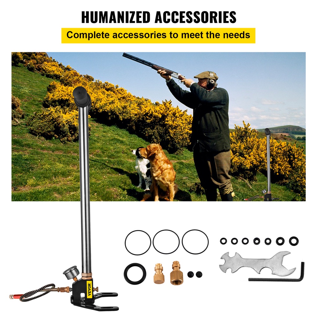 Pompa Pcp murah Asli Stainles RV pump 6000 Psi Pompa Pcv 6000 Psi kaki lipat