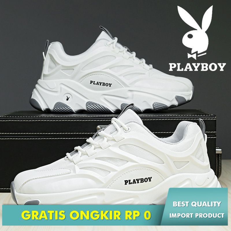 Playboy Gugur Musim Ngin New Trend Ayah Plush Sport Kasual Pria Mode Sepatu