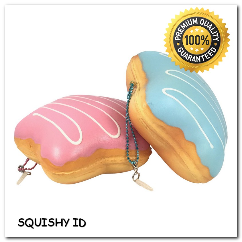 Squishy Creamiicandy Star Donut Rainbow Strawberry and Blueberry Squishy Licensed