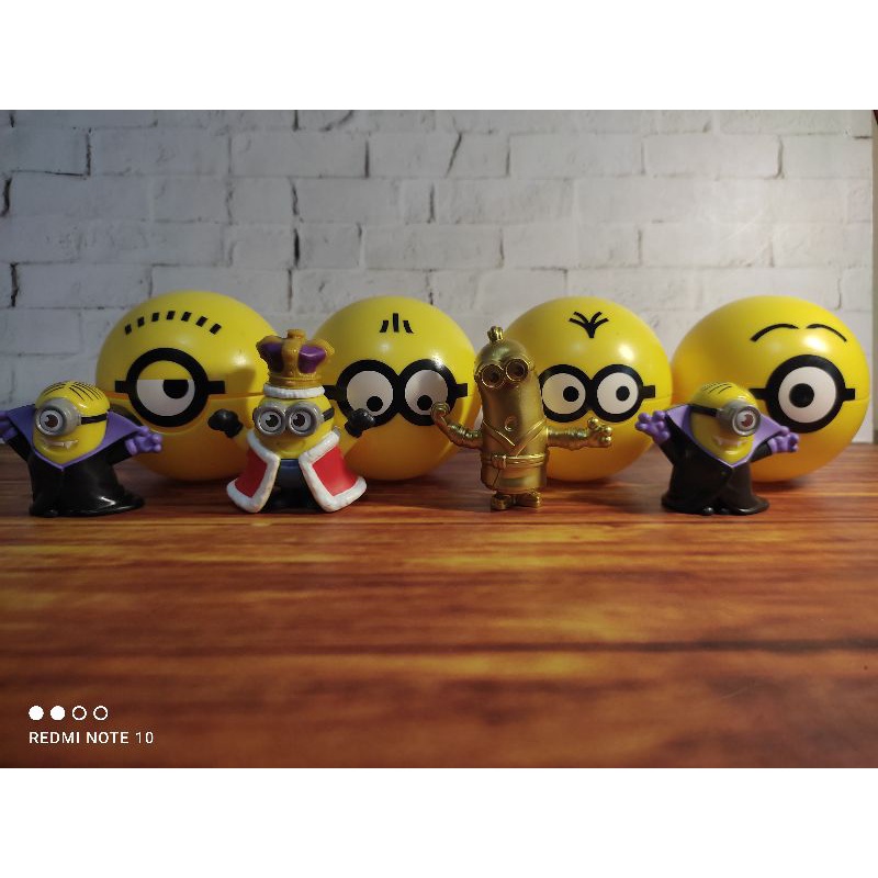 Set Mainan Mcd Minions Preloved