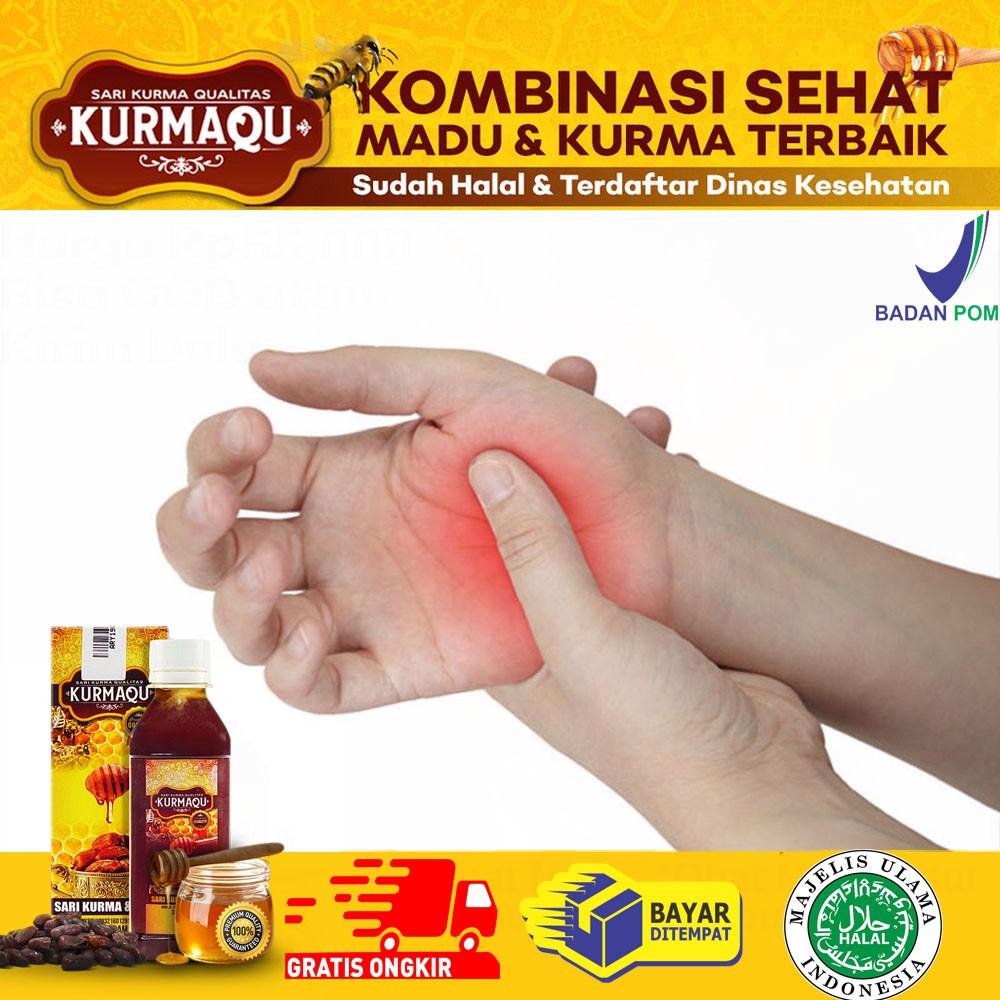 Obat Kesemutan, Obat Kebas - Sari Kurma Madu KurmaQu ORIGINAL 100% ASLI