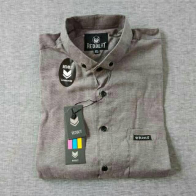 Kemeja distro polos - kemeja pria polos - kemeja pendek polos