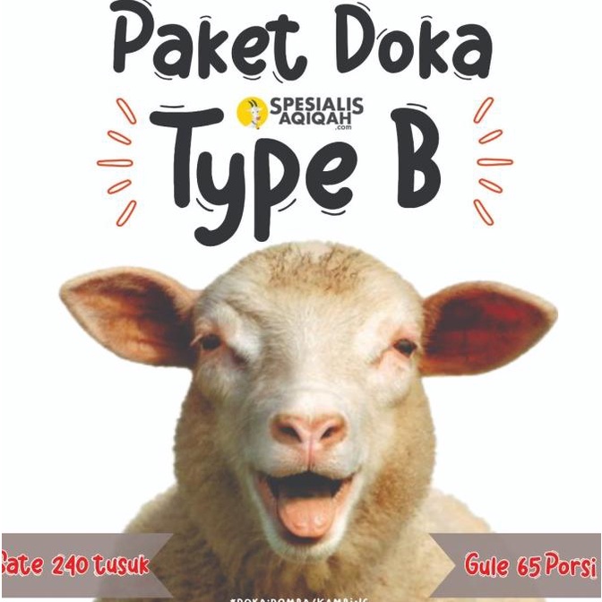 

[COD] KAMBING AQIQAH PAKET B [COD]
