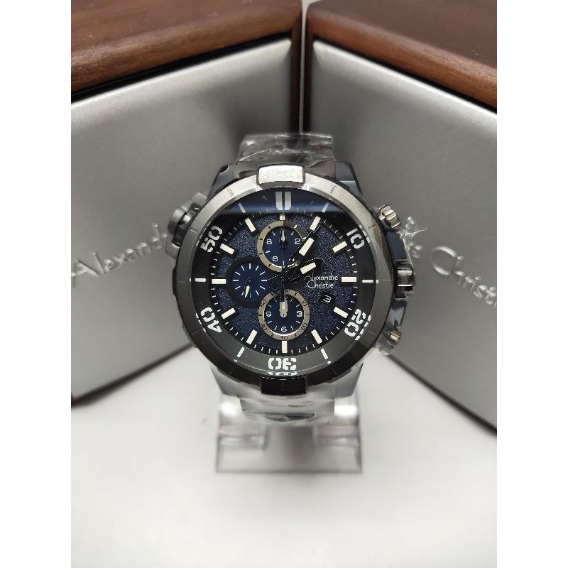 Jam tangan pria Alexandre Christie AC 6554 MC