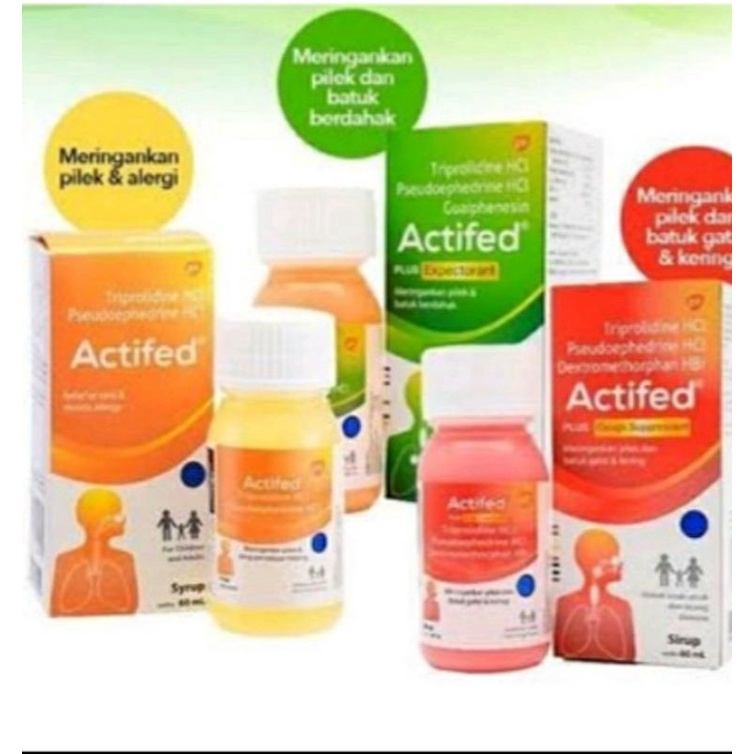 Actifed obat batuk berdahak obat batuk tidak berdahak