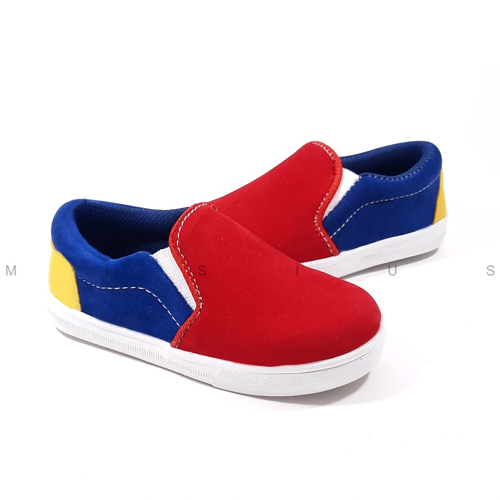 Misius - Sepatu Anak Model Slip On Full Color