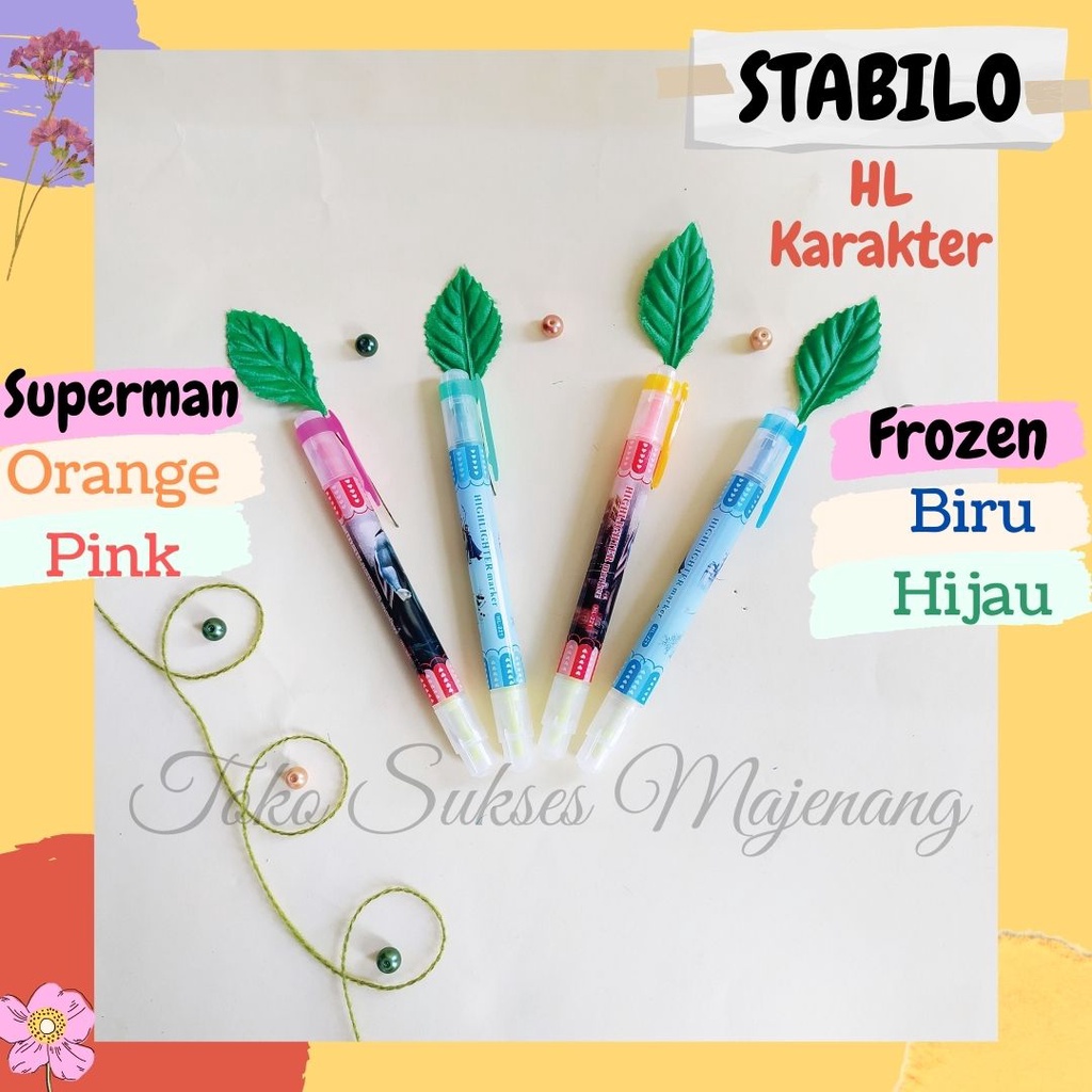 

STABILO KARAKTER HL-221 / STABILO KARAKTER FROZEN / STABILO KARAKTER SUPERMAN / STABILO WARNA
