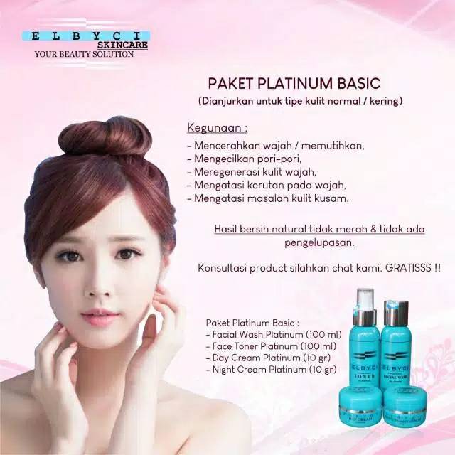 ELBYCI PAKET PLATINUM BASIC / Untuk Kulit Normal