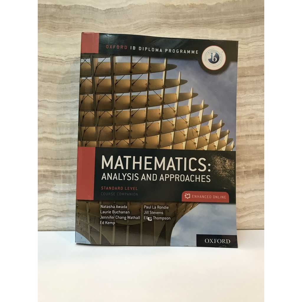 

ORIGINAL Oxford IB Diploma Programme Mathematics Analysis & Approaches