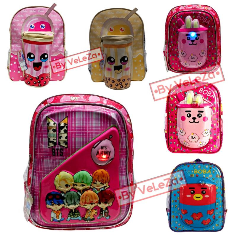 Tas anak ransel karakter Boba - tas anak