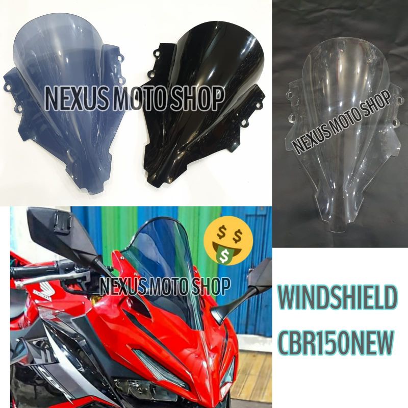 windshield cbr150R k45R visor cbr150 new windshield new cbr150R K45R