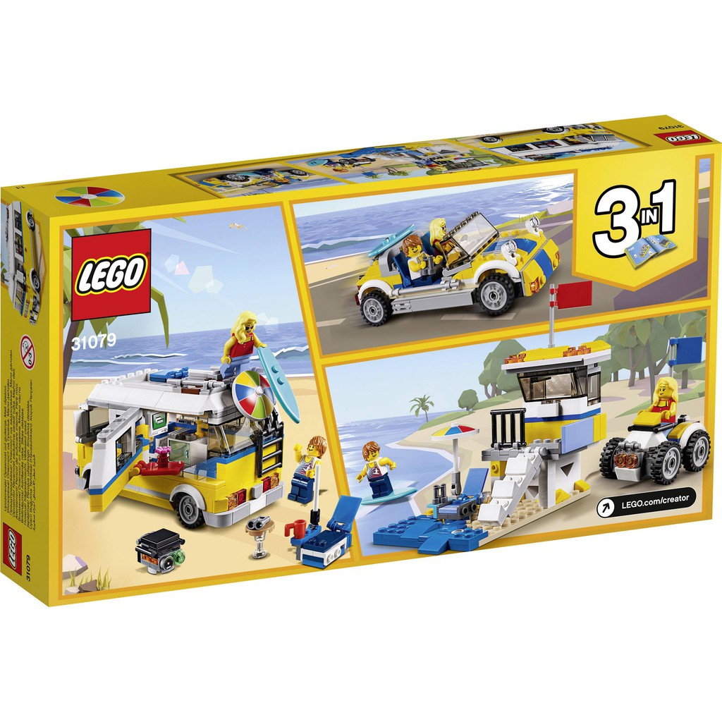 Save 50% Lego Creator 3in1 Sunshine Surfer Van 31079 HM0233