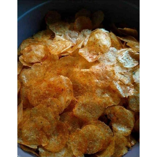 

Keripik Kaca Pedas/Bahan singkong Asli/Rasa Juara