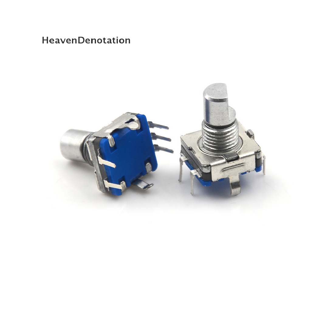 (Heavendenotation) 5pcs Tombol Tekan Encoder Putar 12mm Untuk Komponen Elektronik