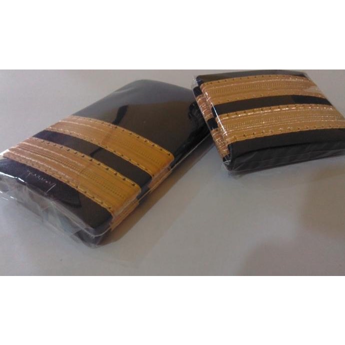 Bar Epaulette Pilot Gold 2 Original Airlines Pilotpreneur