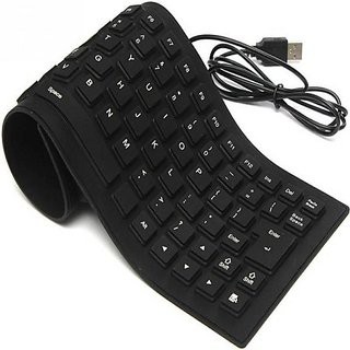 Flexsible Keyboard Lipat Anti Air - Bisa Di Gulung - Bahan