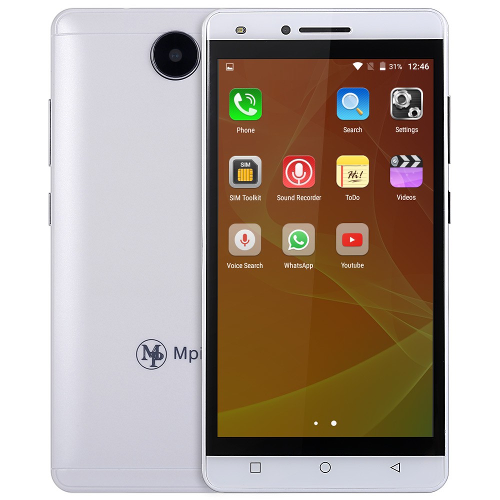Color:White Mpie MG6 Android 5.1 5.0 inch 3G Smartphone