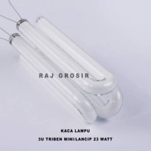 Kaca Lampu 3U Triben Lancip/Mini 23 Watt (GRATIS BUBBLE WRAP)