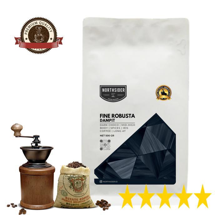 

Biji Kopi Fine Robusta Dampit - 500Gr Northsider Coffee - Biji Kopi Best Seller