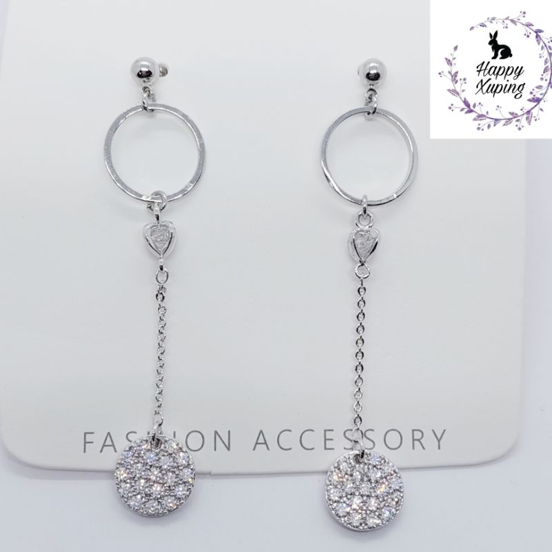 GIWANG XUPING ASLI TITANIUM FASHION KOREA LAPIS-EMAS MODEL RUMBAI BULAT MATA FULL XUPING ORIGINAL