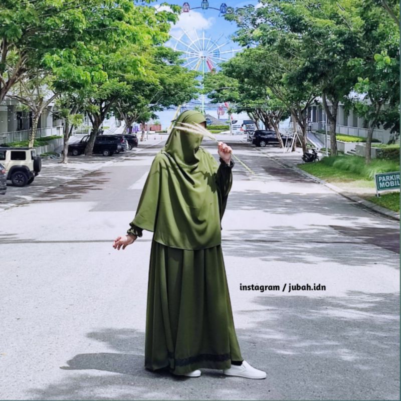 Gamis set french khimar