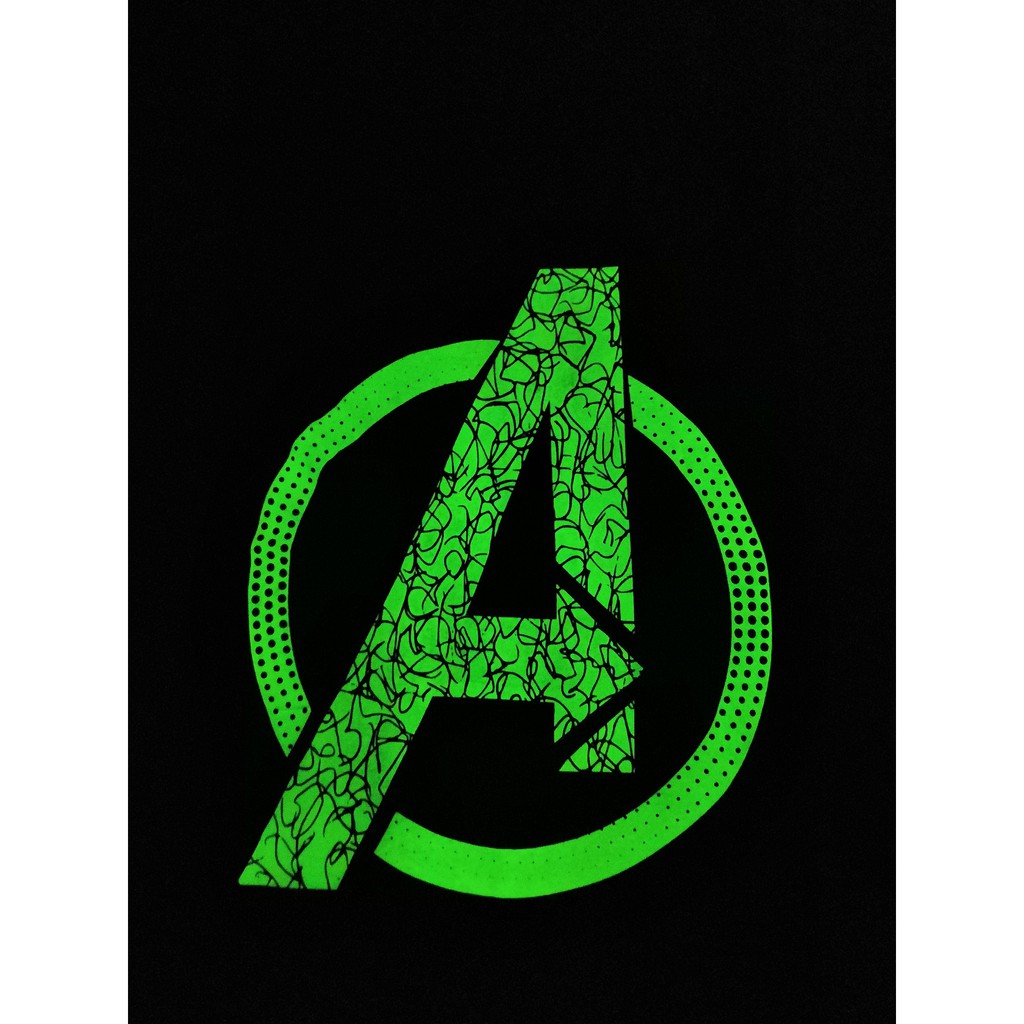 Kaos Baju Avengers Glow in the dark Superhero Tshirt Big Size Jumbo M-XXXL Import COD Avenger