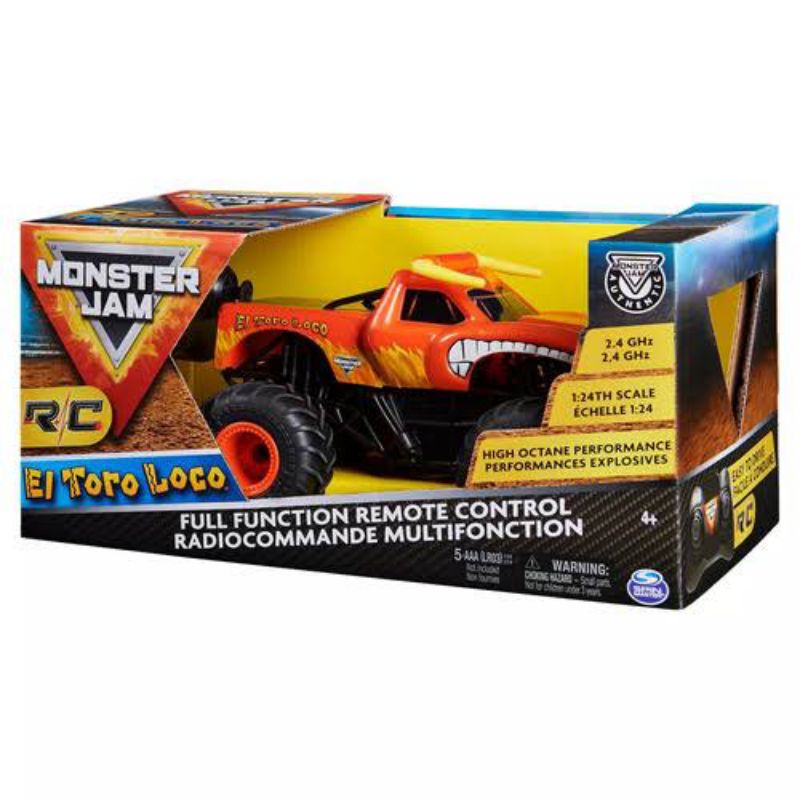 Monster Jam RC Remot Control El Toro Loco 1:24 Scale