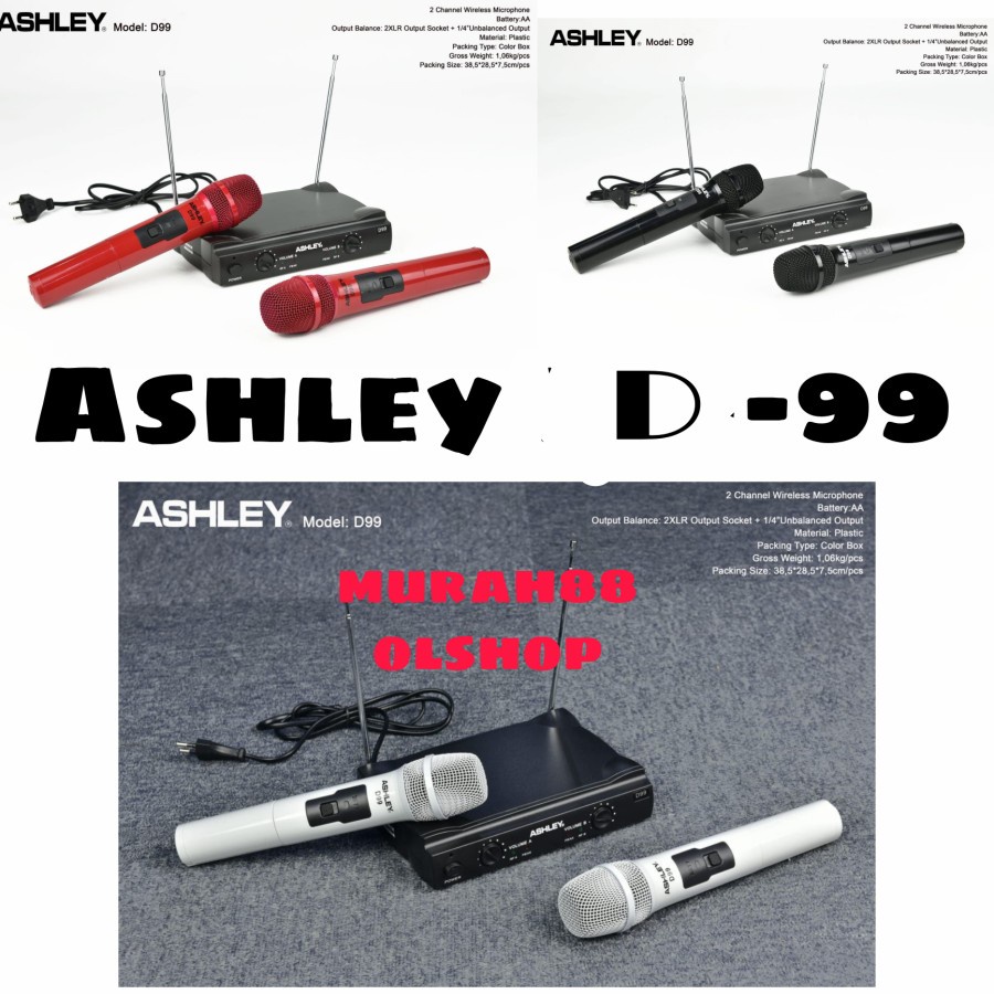 mic ashley wireless d-99/d99/d 99 original