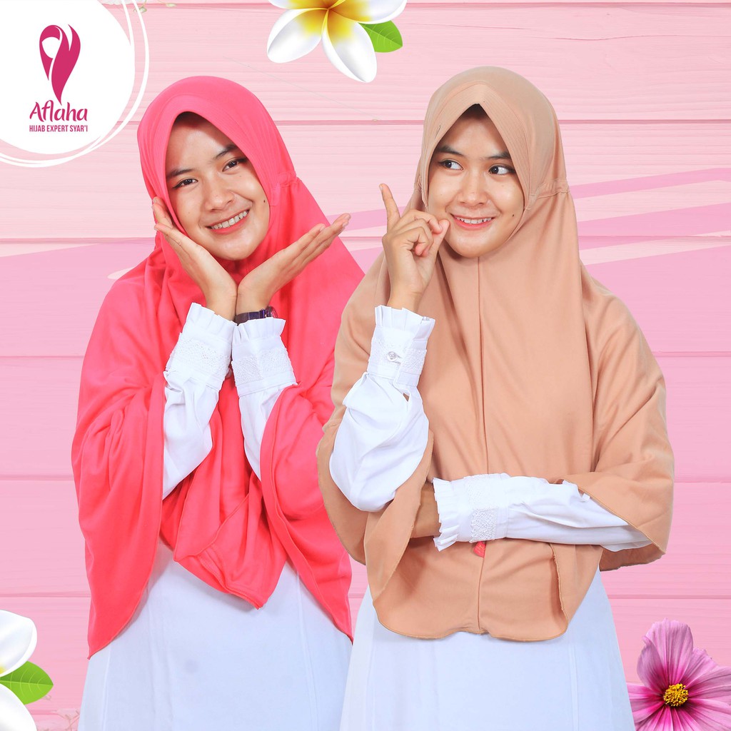 Jilbab Seria - Bergo Pet Antem - Bahan Kaos - Jilbab Aflaha