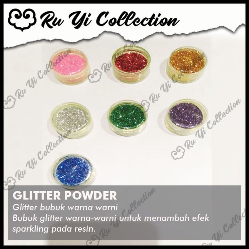 Bubuk Glitter 10 gr Pewarna Resin