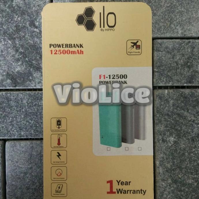 Jual power bank hippo ilo f1 12500 mah garansi resmi Indonesia|Shopee