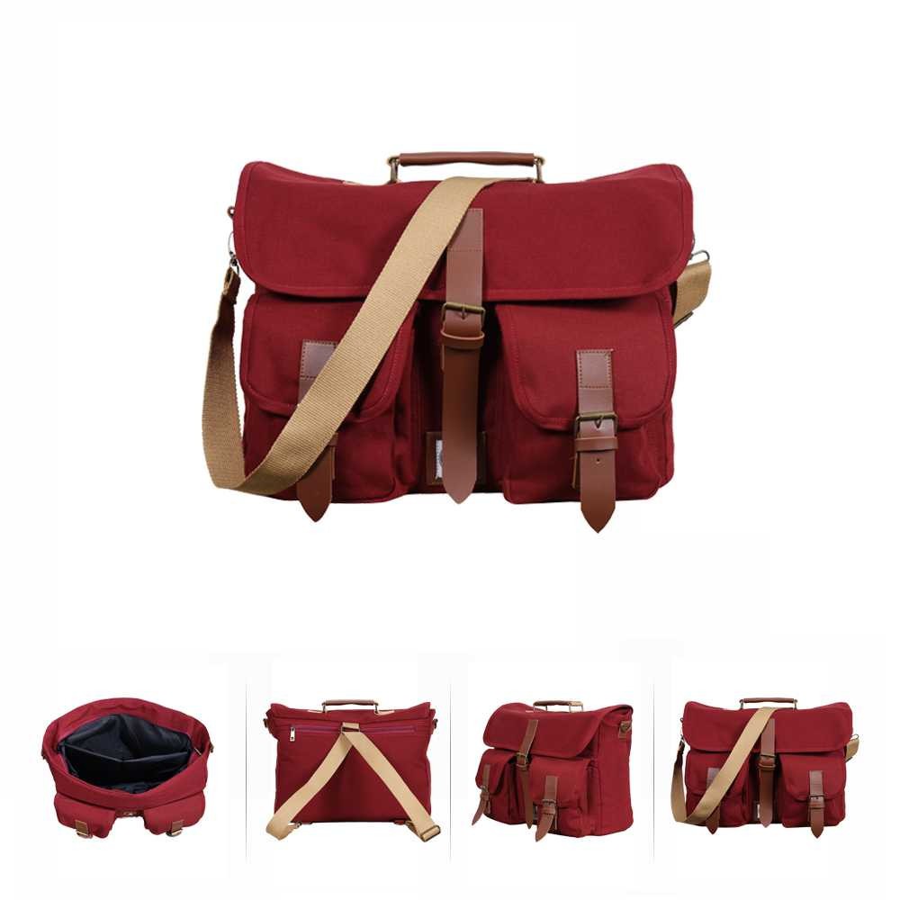 [Fzn] ~ "The X Woof" Messenger Bag Ransel Pria Wanita 'Tsling-C' Canvas