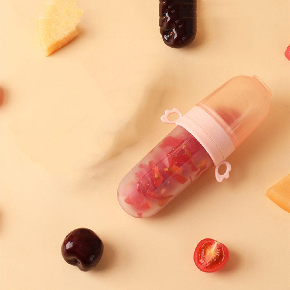 [Elegan] Botol Susu Bayi Aman Anak Tempel Makan Bayi Hadiah Silicone Child Utensil Newborn Child Nipple
