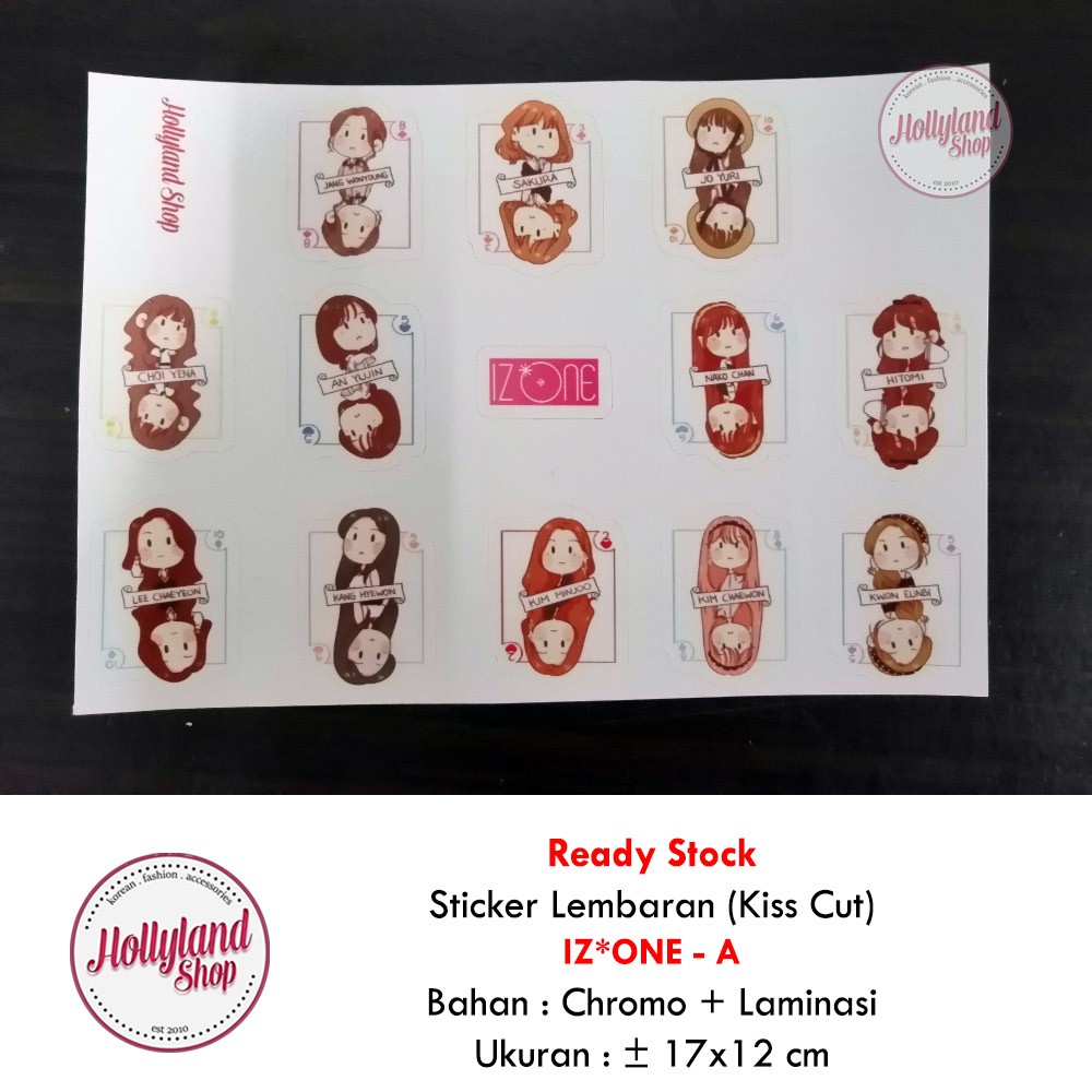 

Sticker Lembaran IZ*ONE SALE DISKON