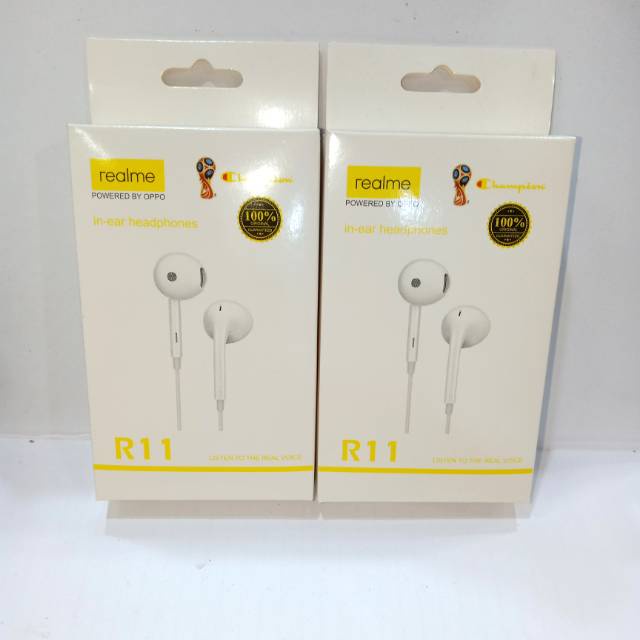 Headset Realme Buds In Ear Earphone Realme Buds Feel The Real Bass Oem